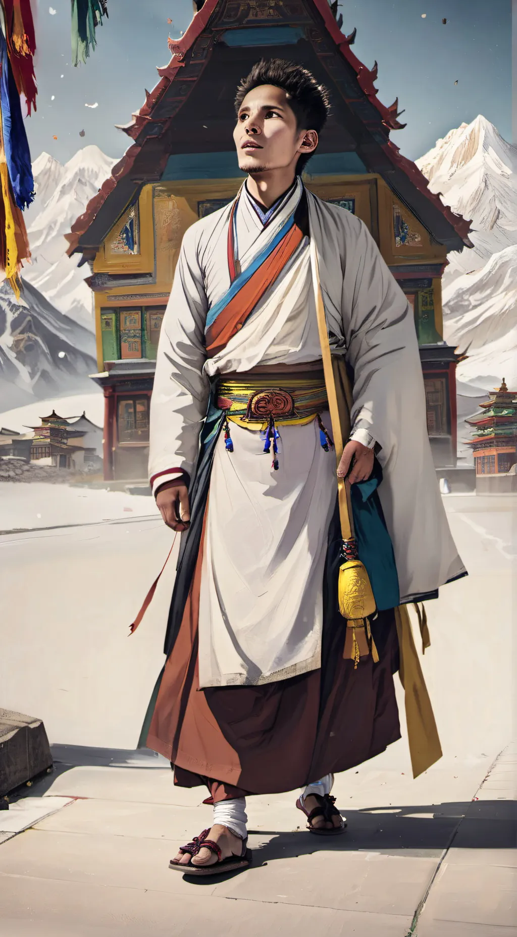 ai character: Changu background