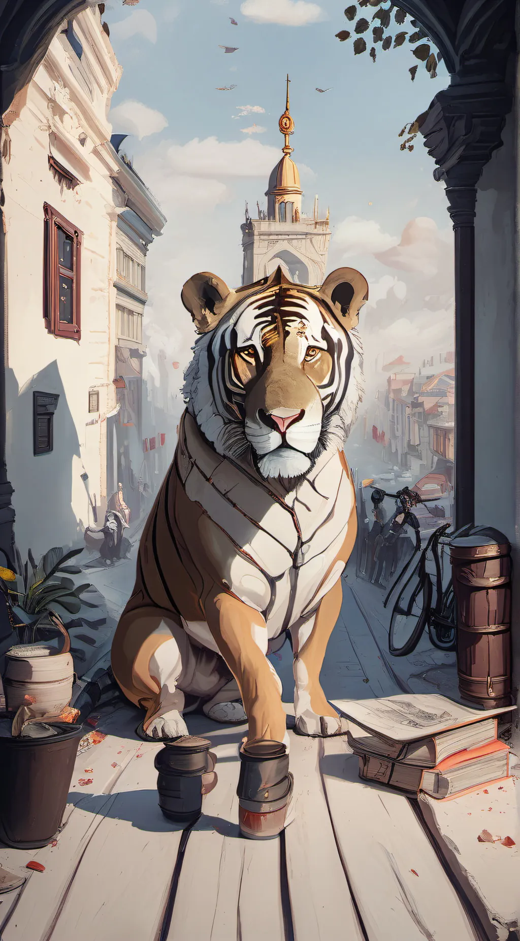 ai character: steeled  background