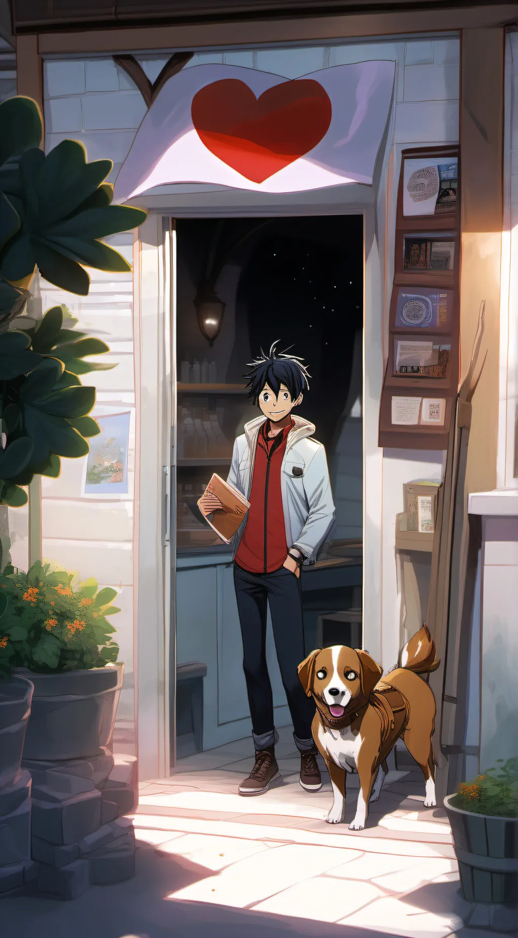 ai character: Shadow  background