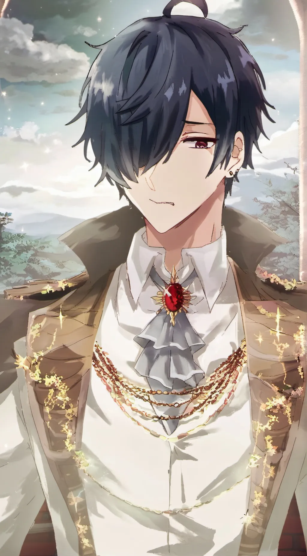 ai character: belphegor  background