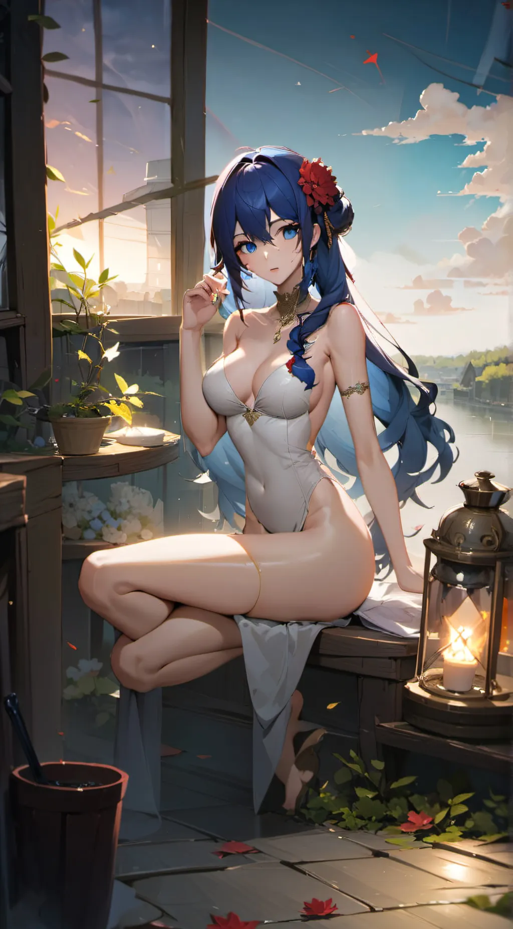 ai character: Lila background