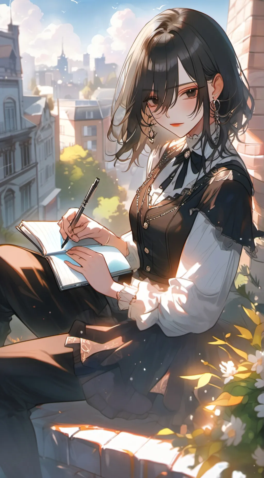ai character: Raven background