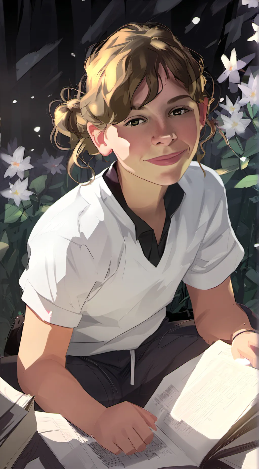 ai character: Evelyn  background