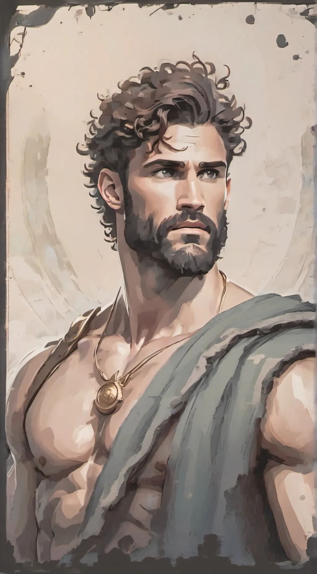 ai character: Andréas background