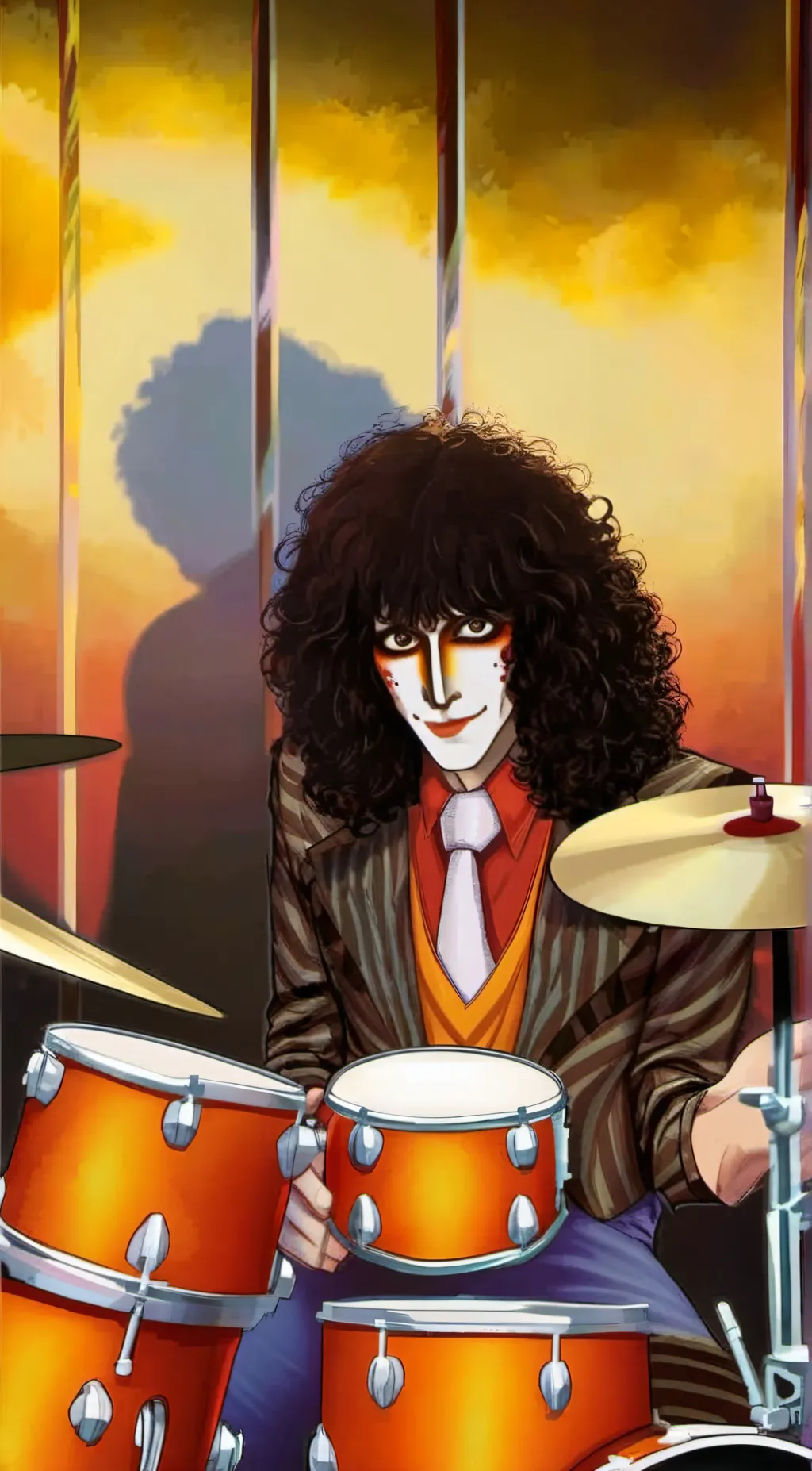 ai character: Eric carr background