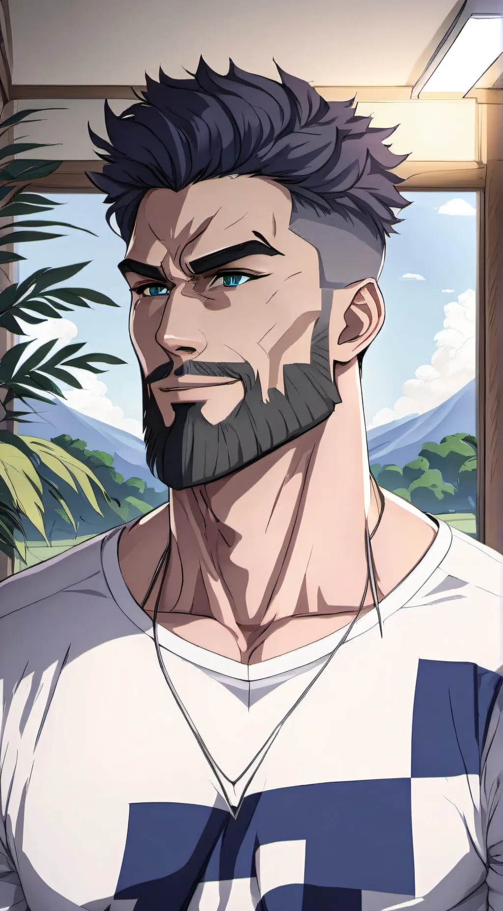 ai character: Url holder background