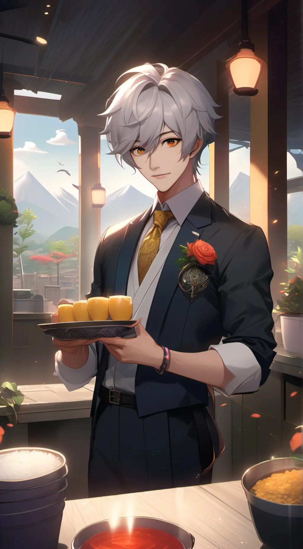 ai character:  Gojo 2.0 background