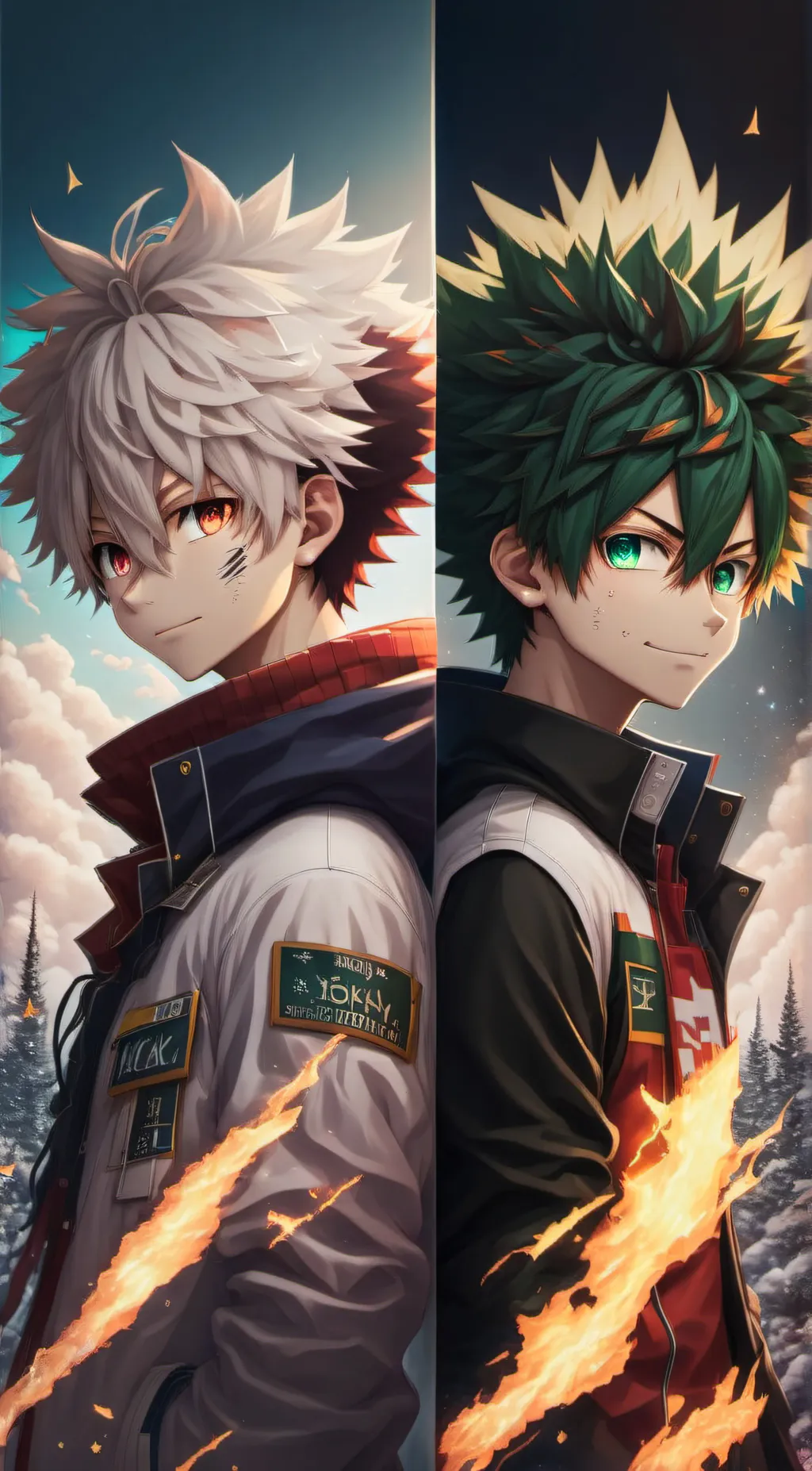 ai character: MHA ONE A!Class  background