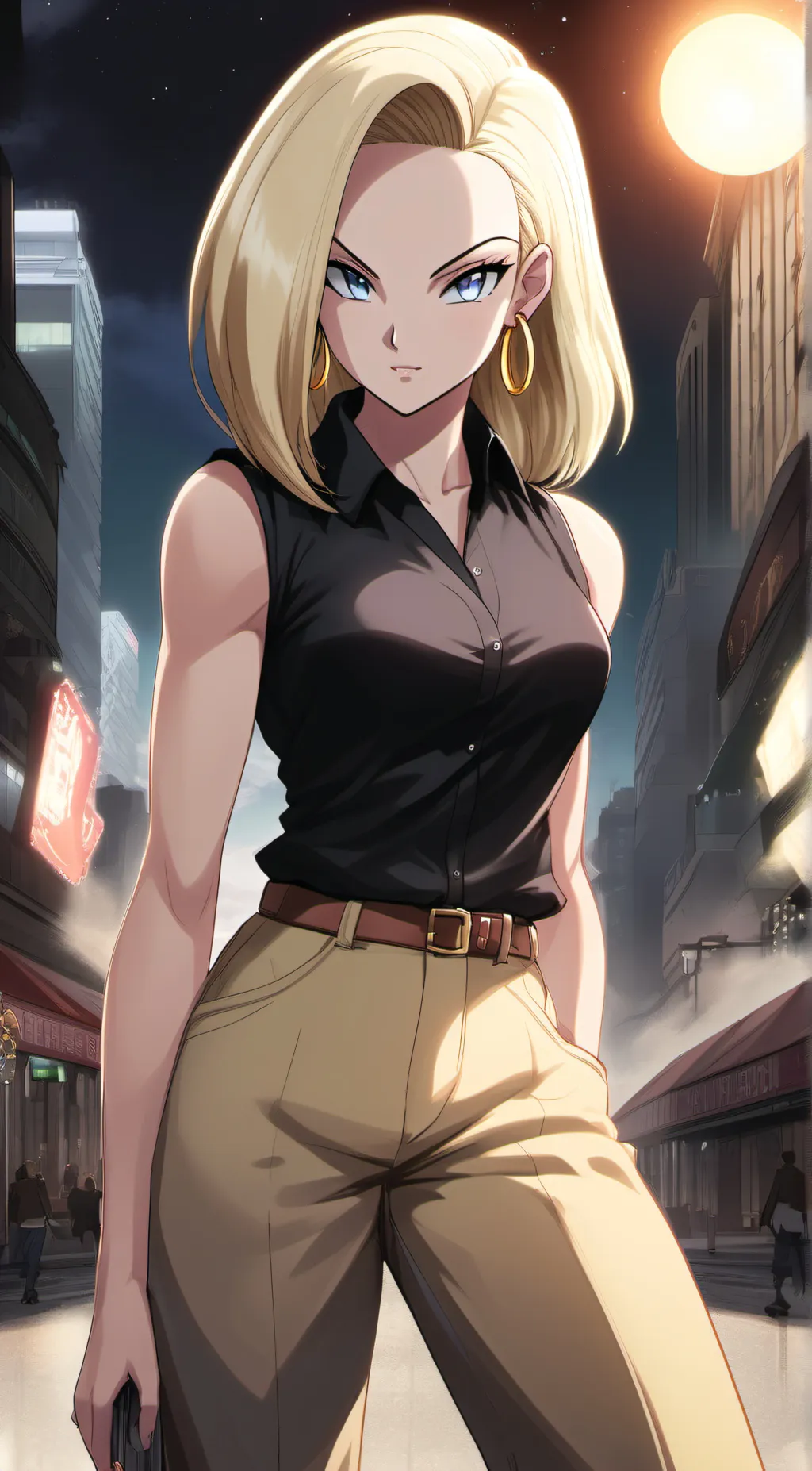 ai character: Andriod 18 (A18) background