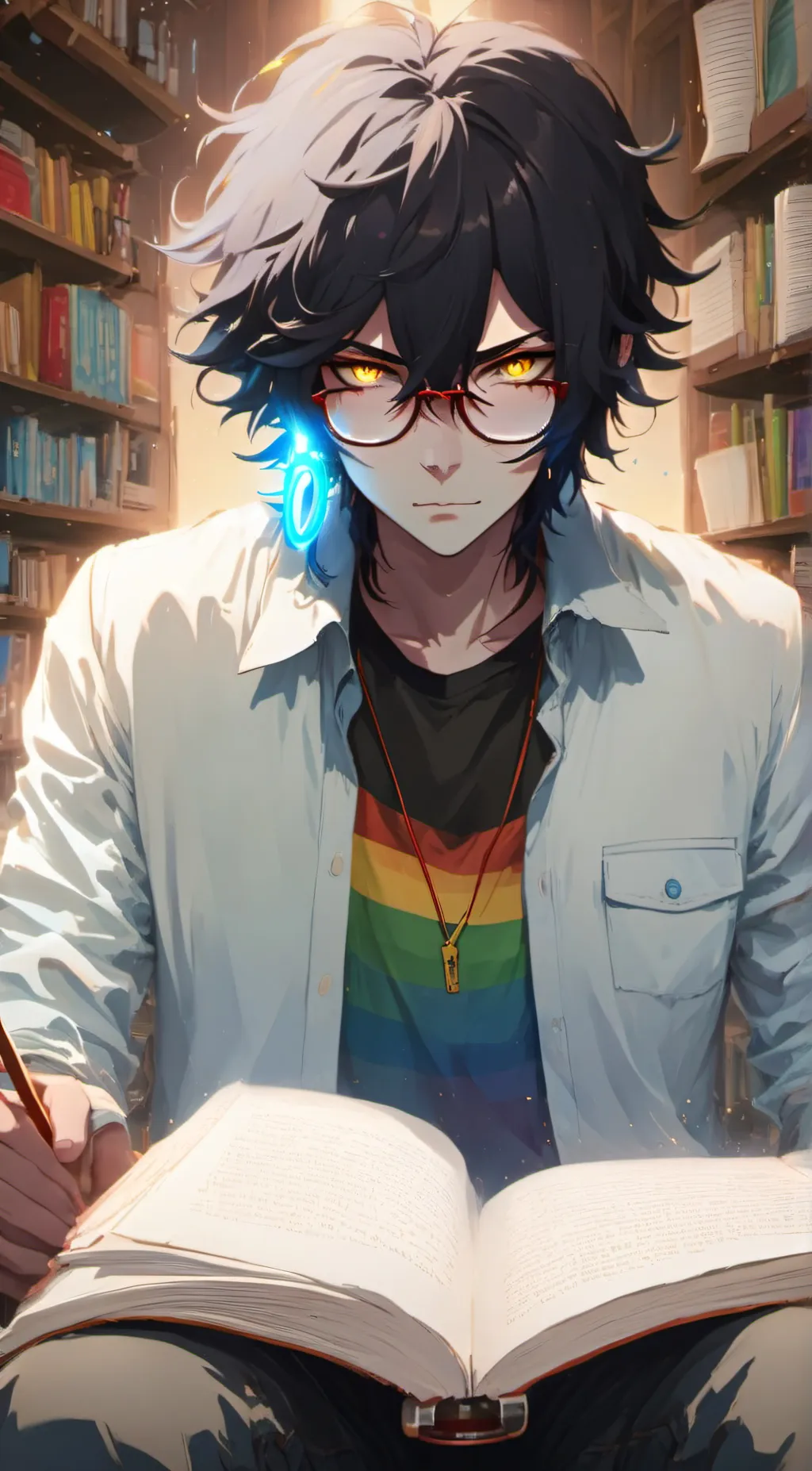 ai character: leo background