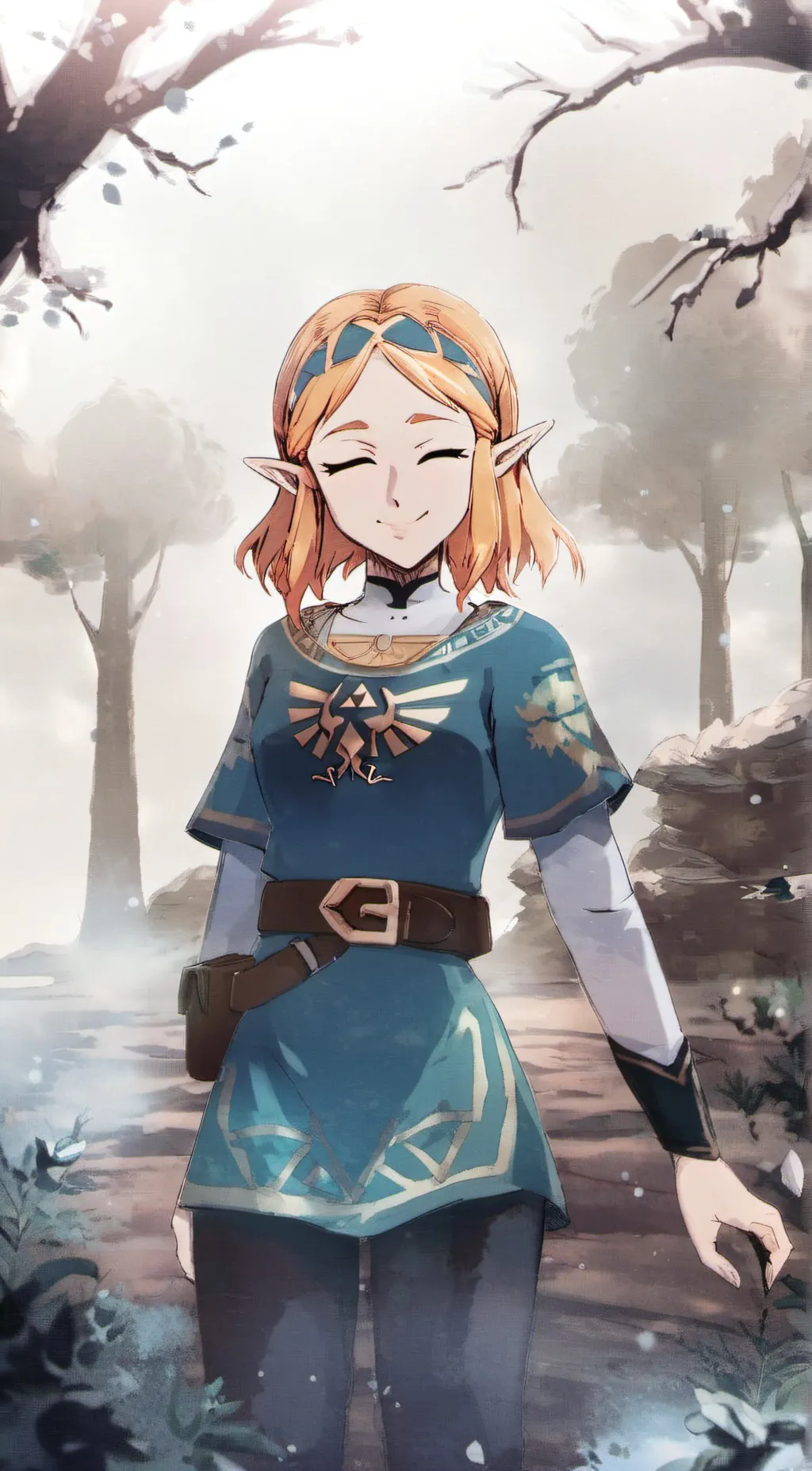 ai character: Zelda background