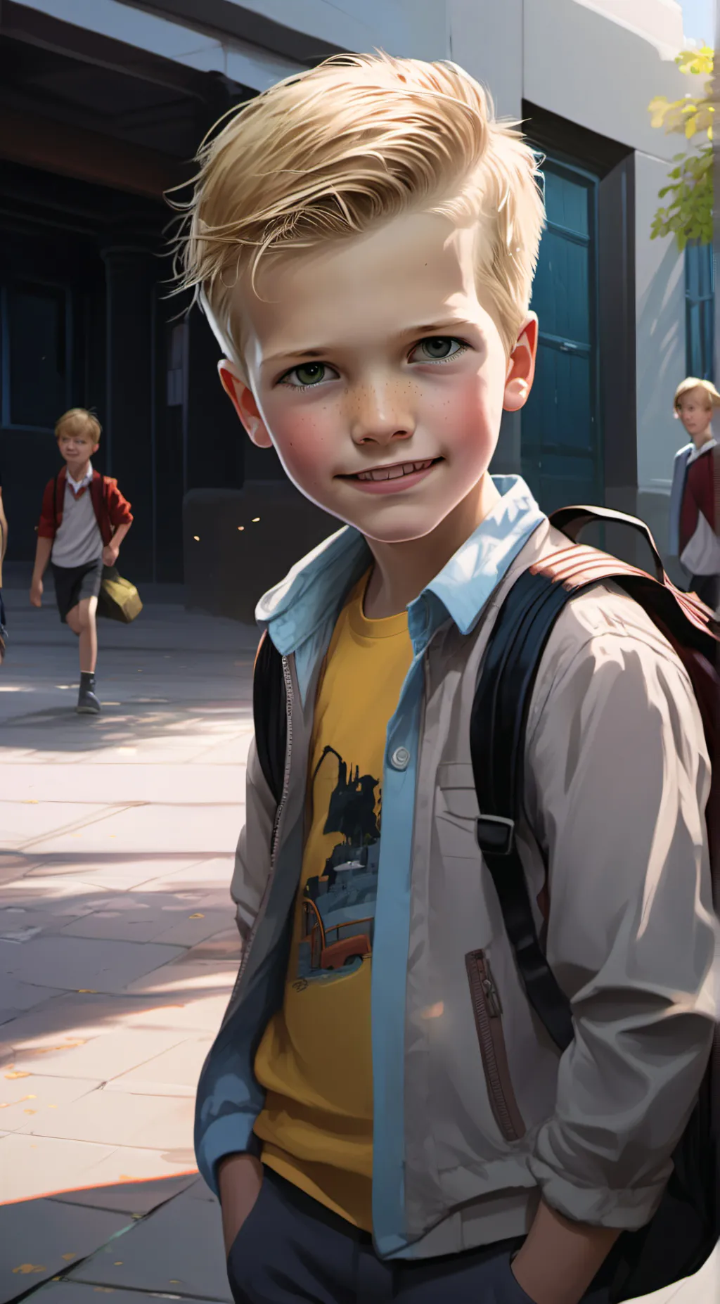 ai character: summit background