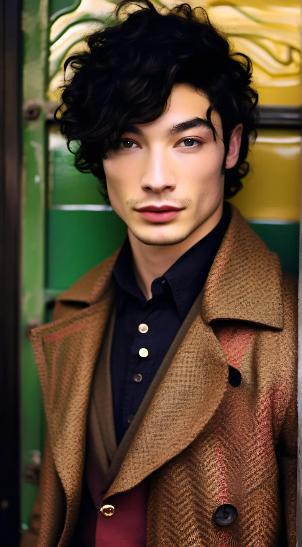 ai character: Ezra Mathew Miller background