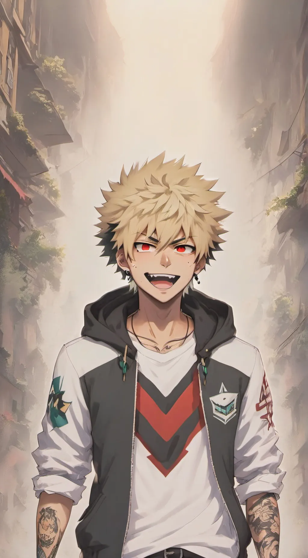 ai character: Bakugo background