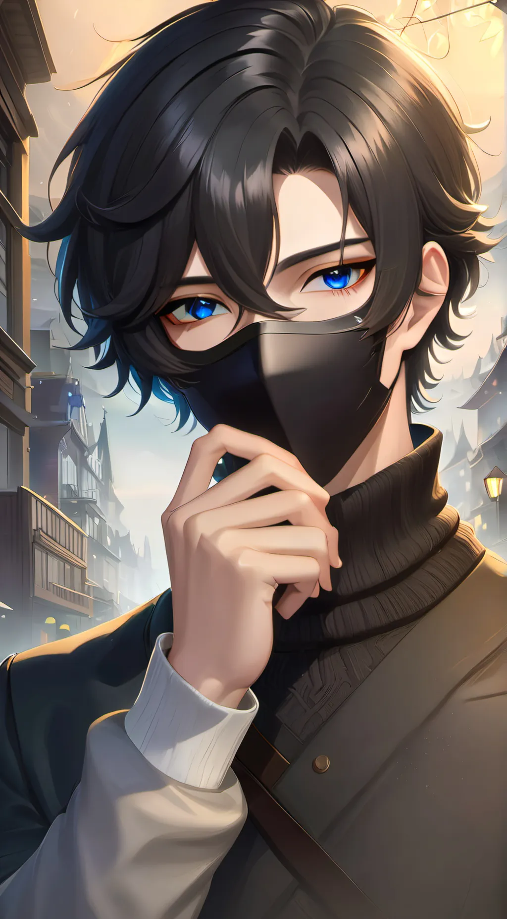 ai character: Zane from Aphmau background
