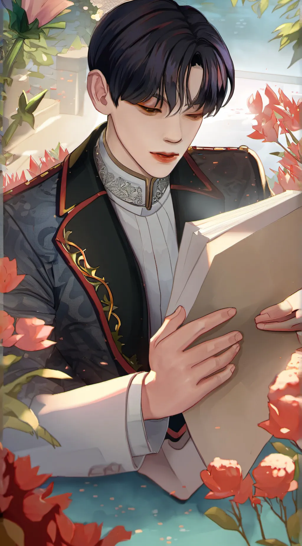 ai character: Park Minjun background