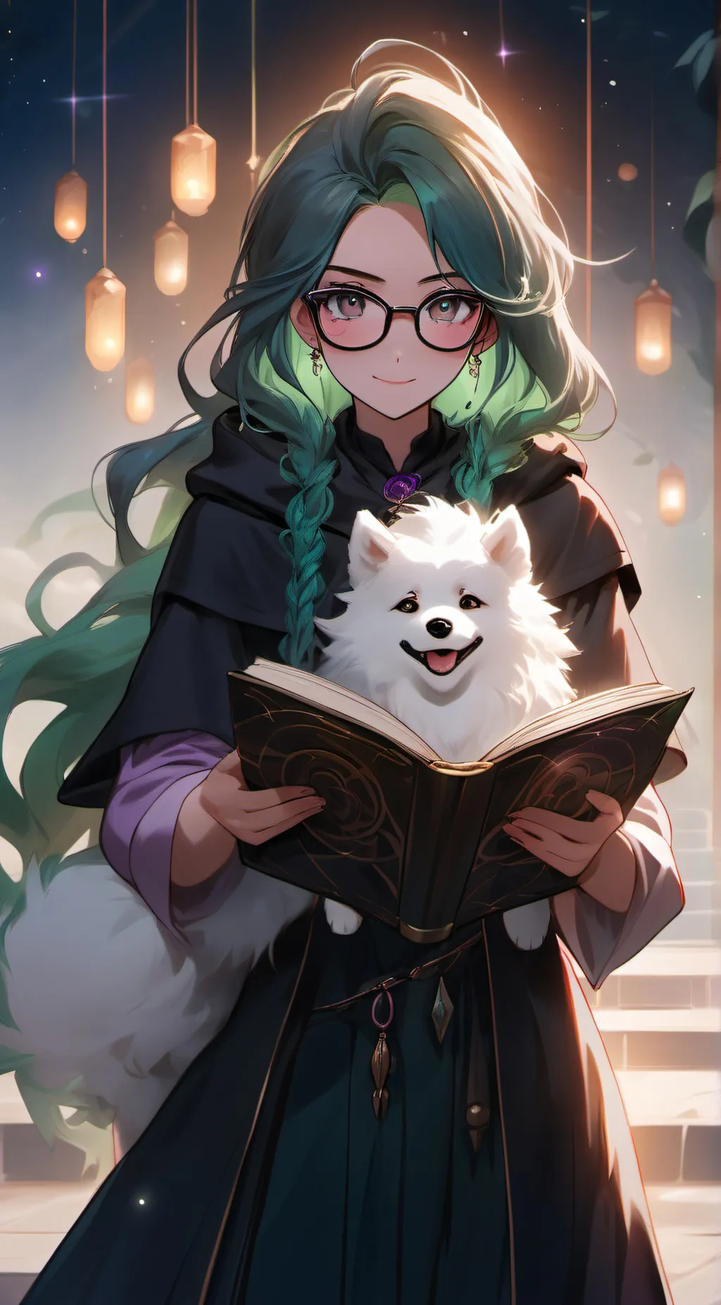 ai character: Mana and Ria background