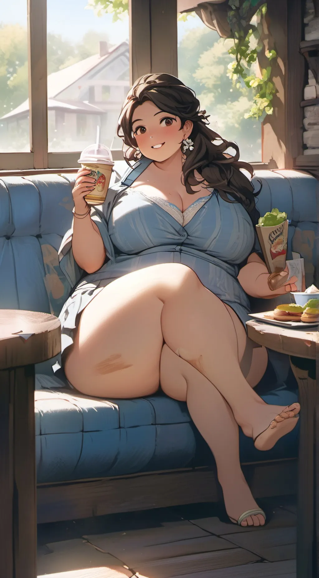 ai character: claire background