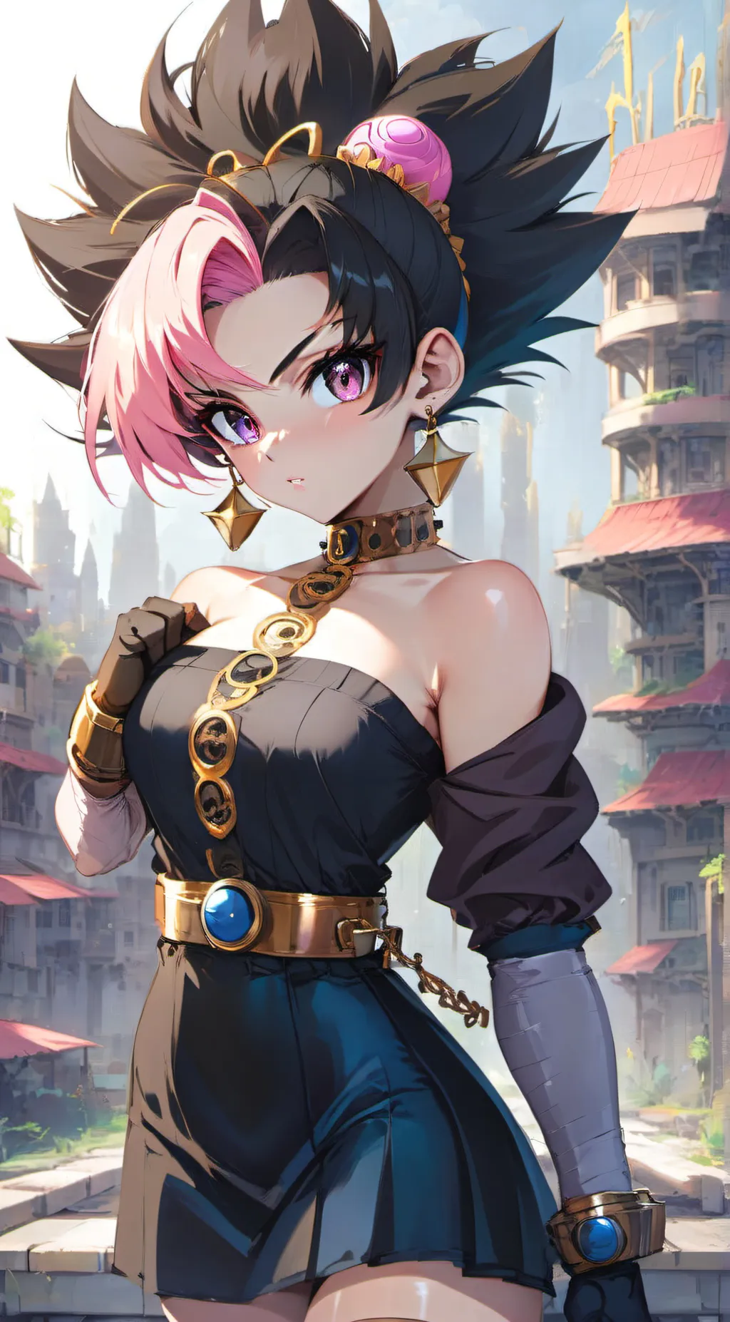 ai character: Gine  background