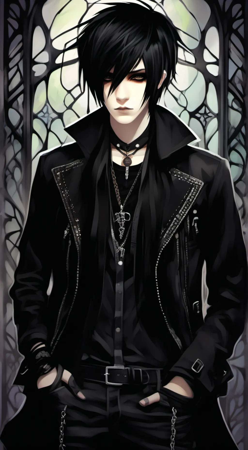 ai character: Leon background