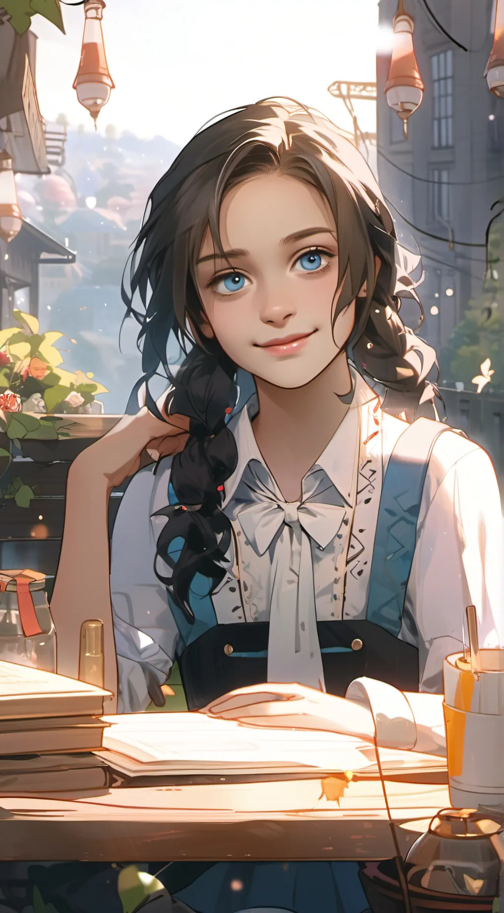 ai character: ❤️Anibelle hope❤️ background