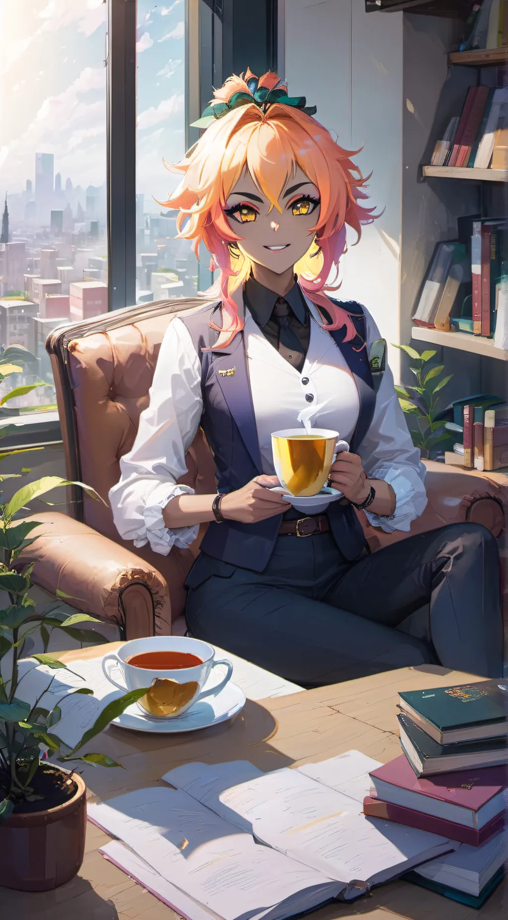 ai character: Dr. Ashida background