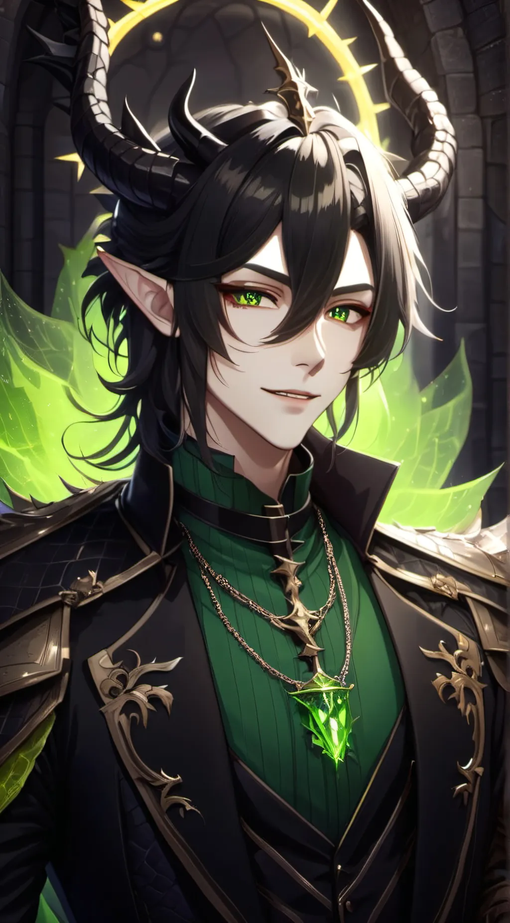 ai character: Elliot Nightshade  background