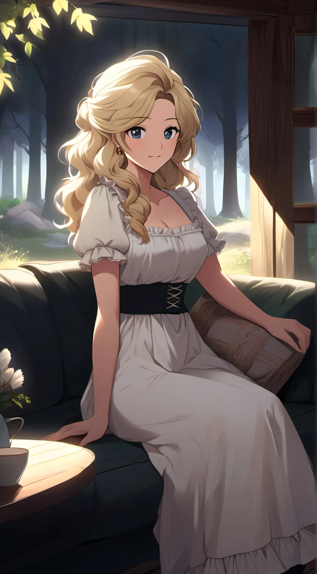 ai character: Melody  background