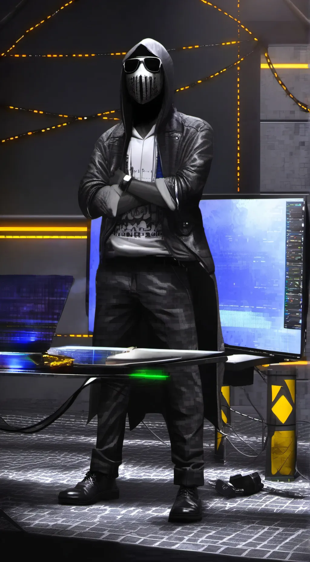 ai character: Wrench background