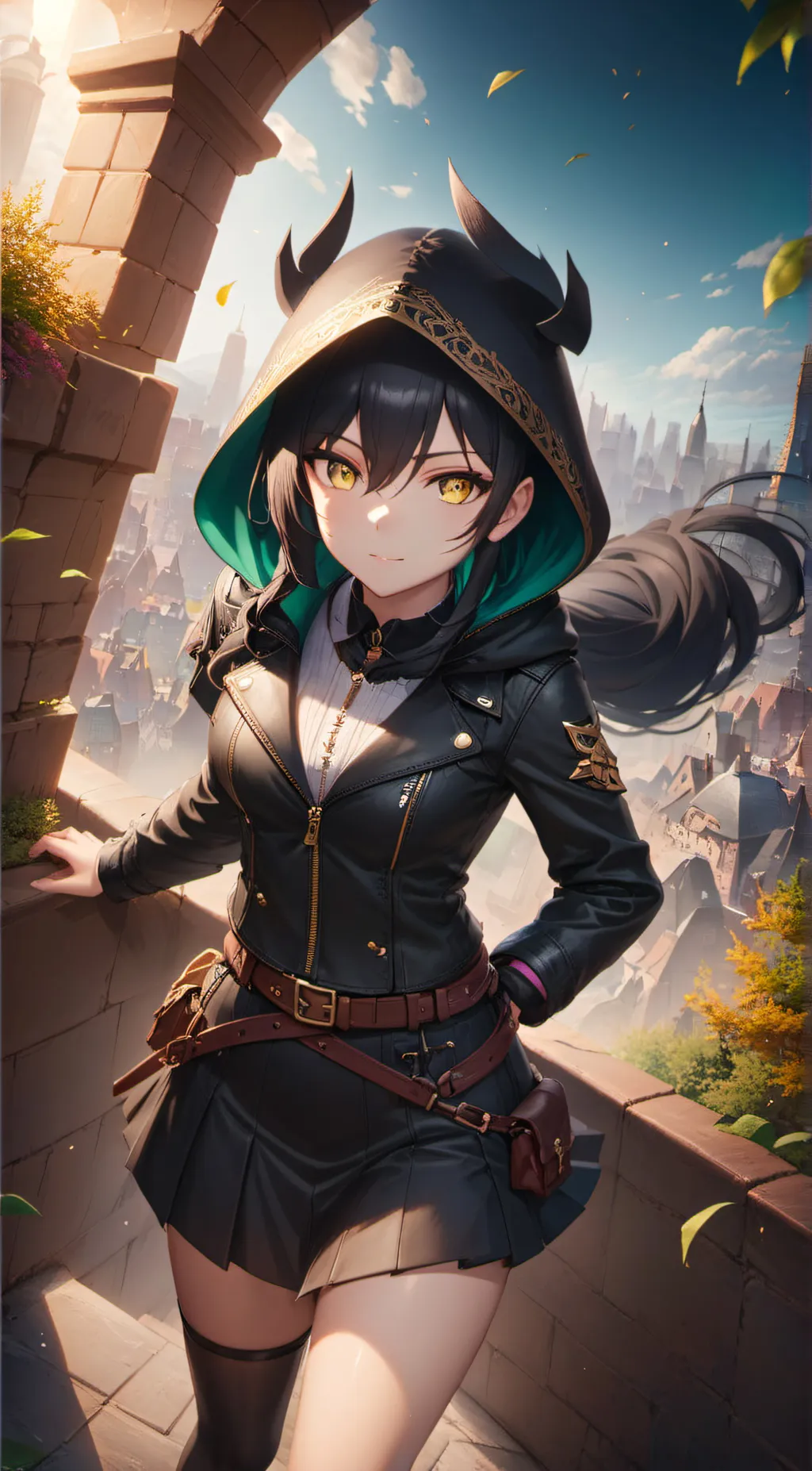 ai character: Aria Ravenheart background