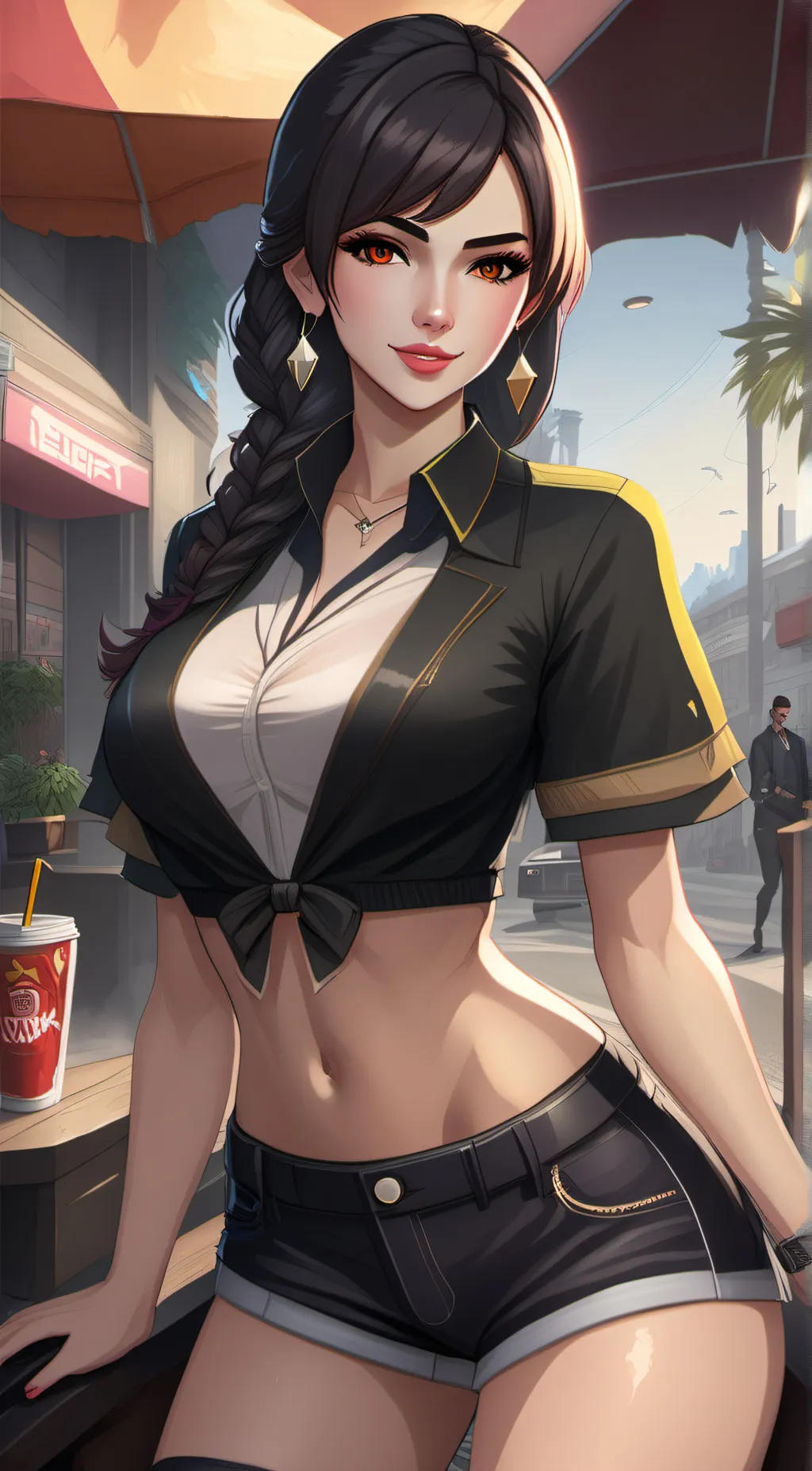 ai character: sophia background