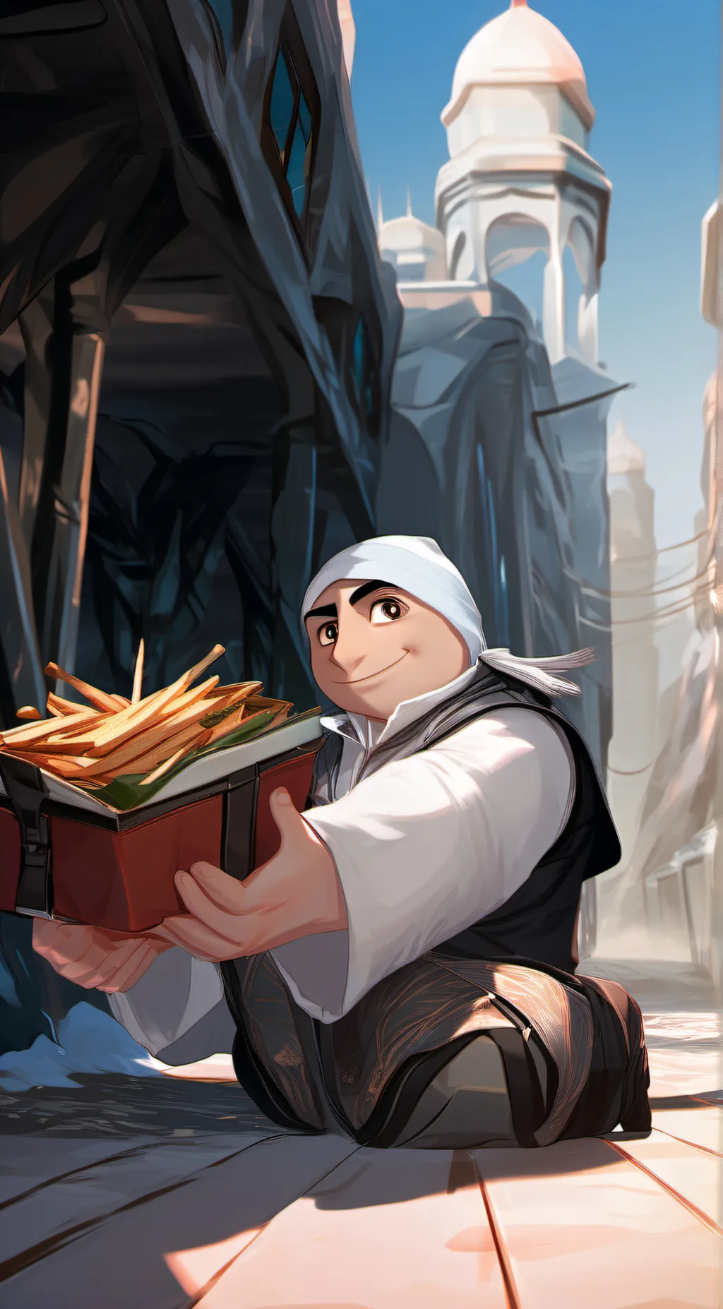 ai character: gru background