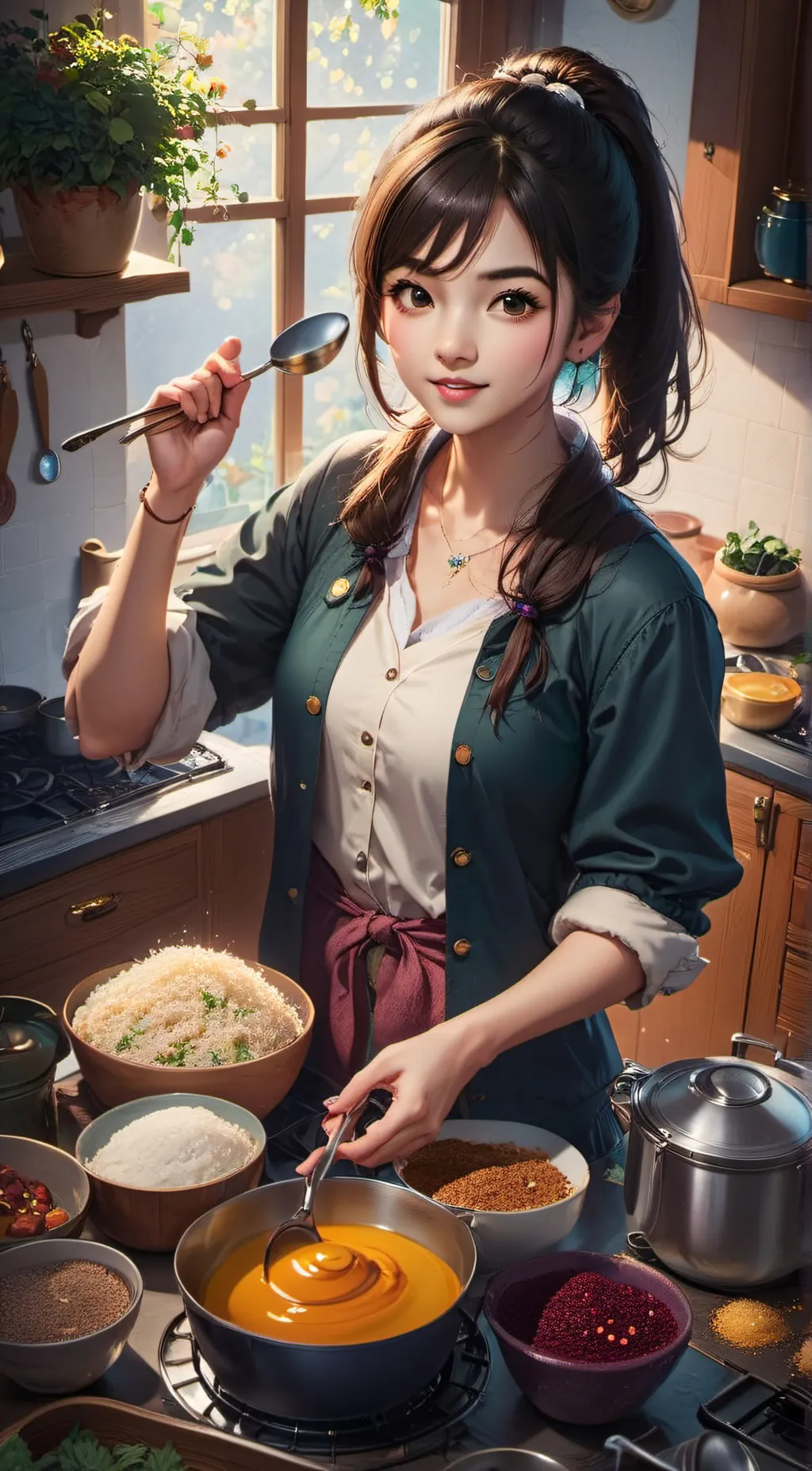 ai character: Kiki background