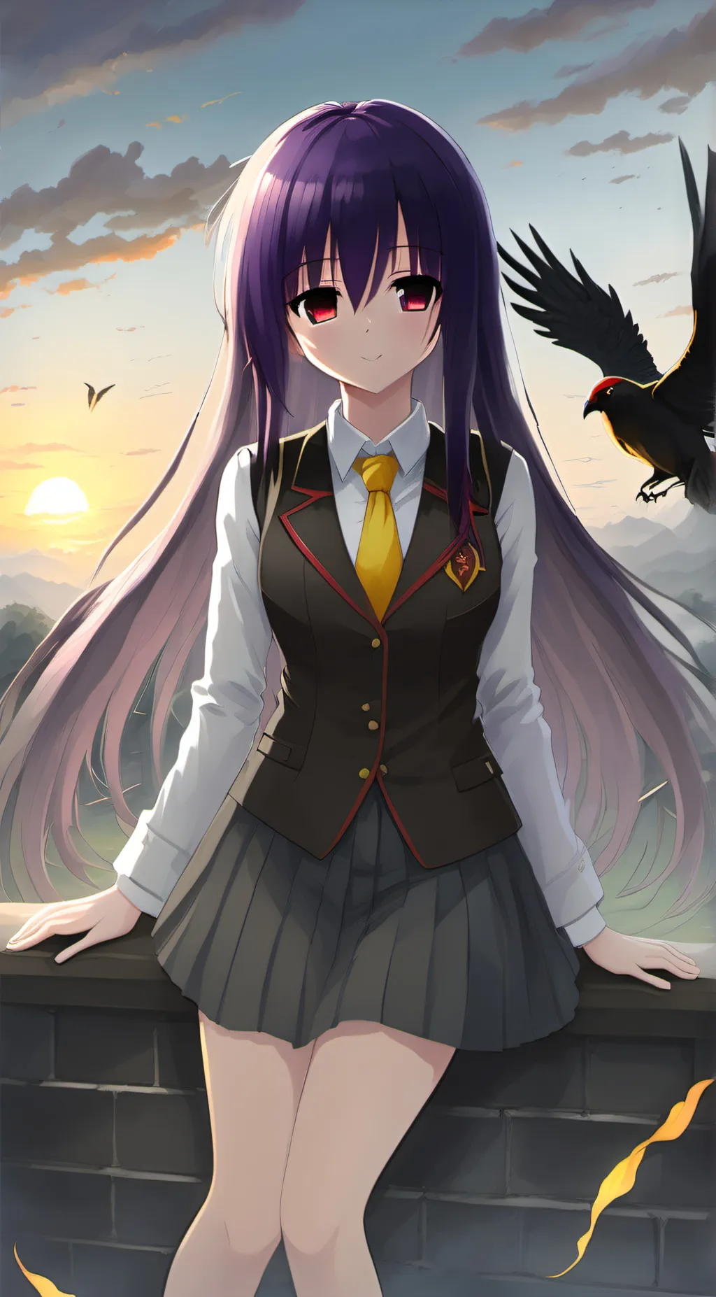 ai character: Meniku Winterlyn background