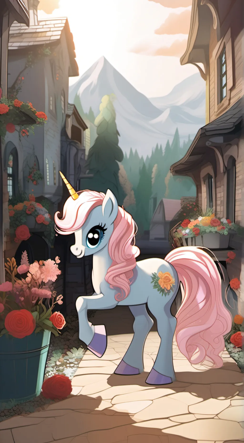 ai character: My little pony sus background