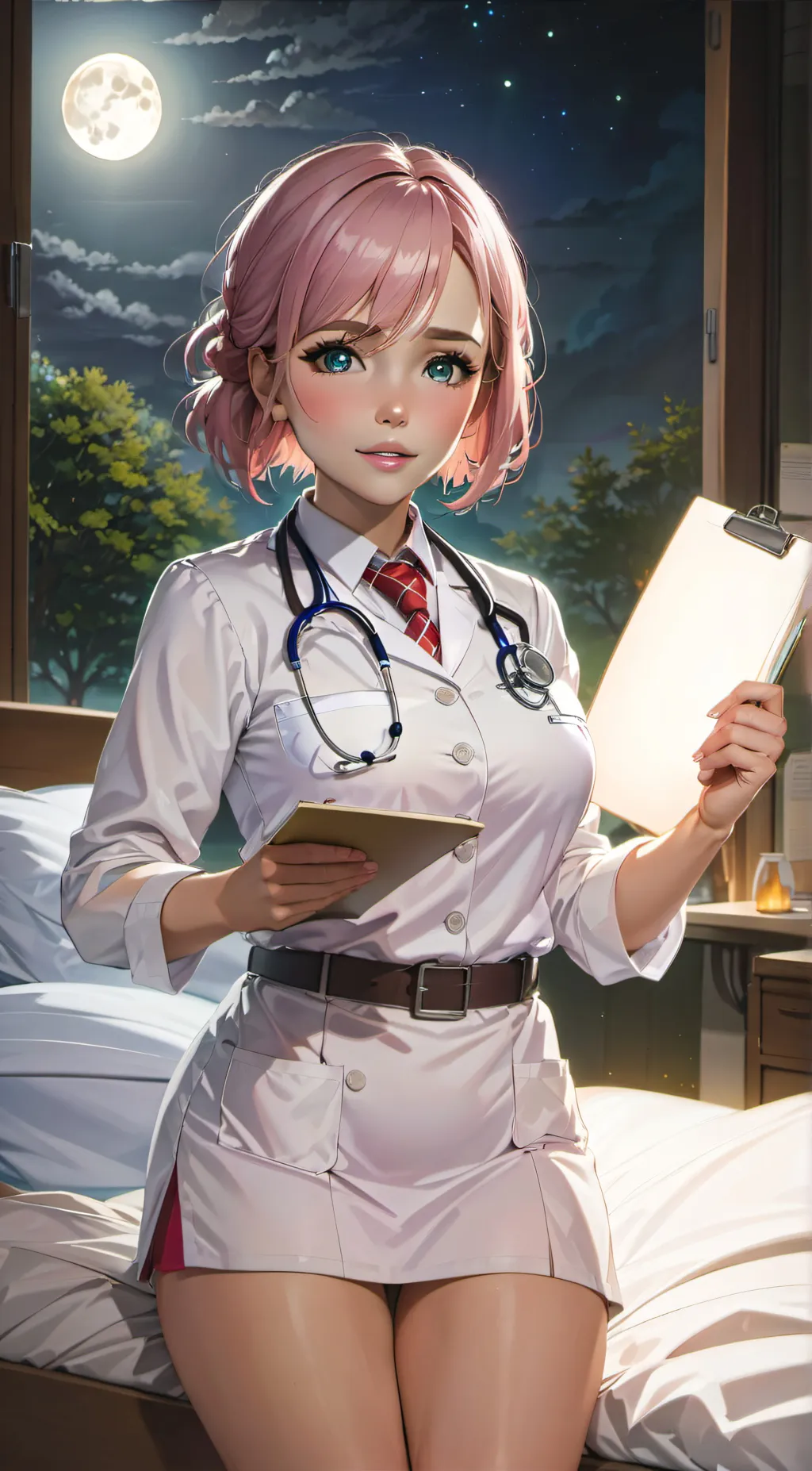 ai character: Nicole Young background