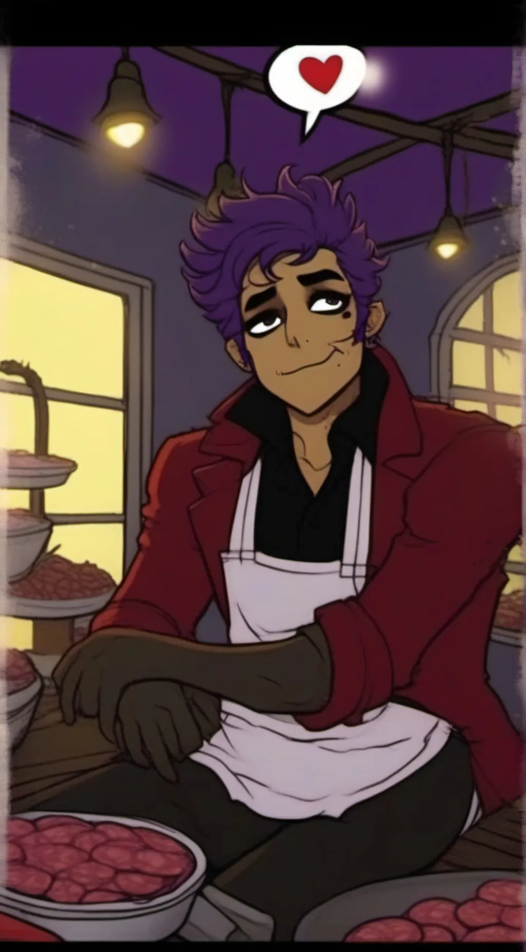 ai character: Butcher Wally background