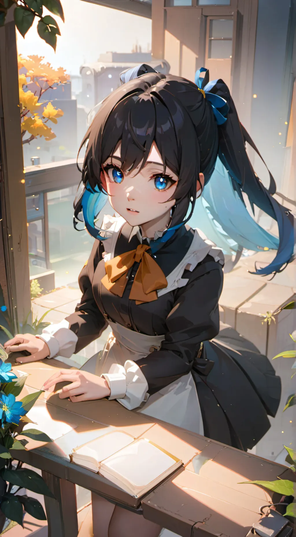 ai character: zoye background