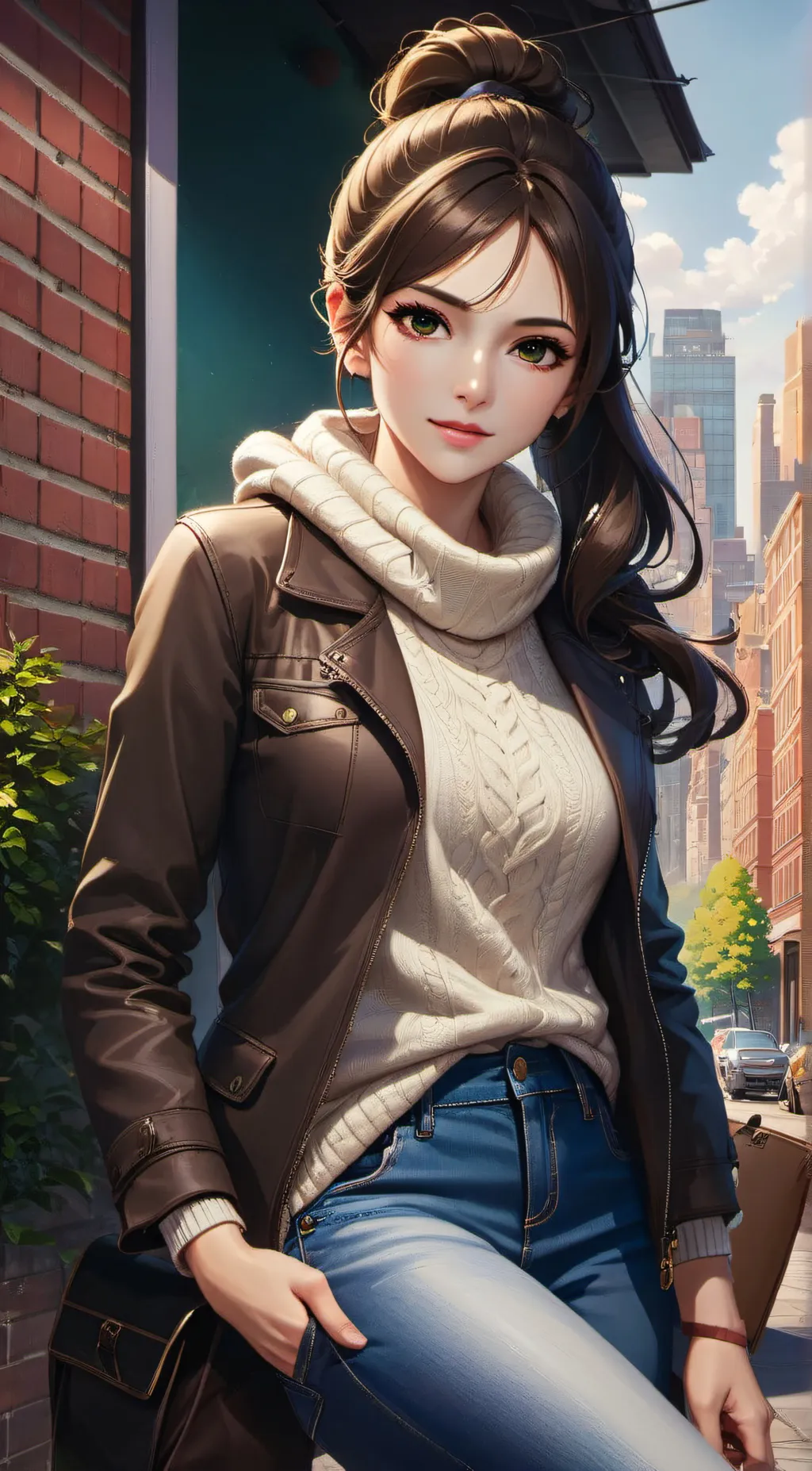 ai character: Akane background