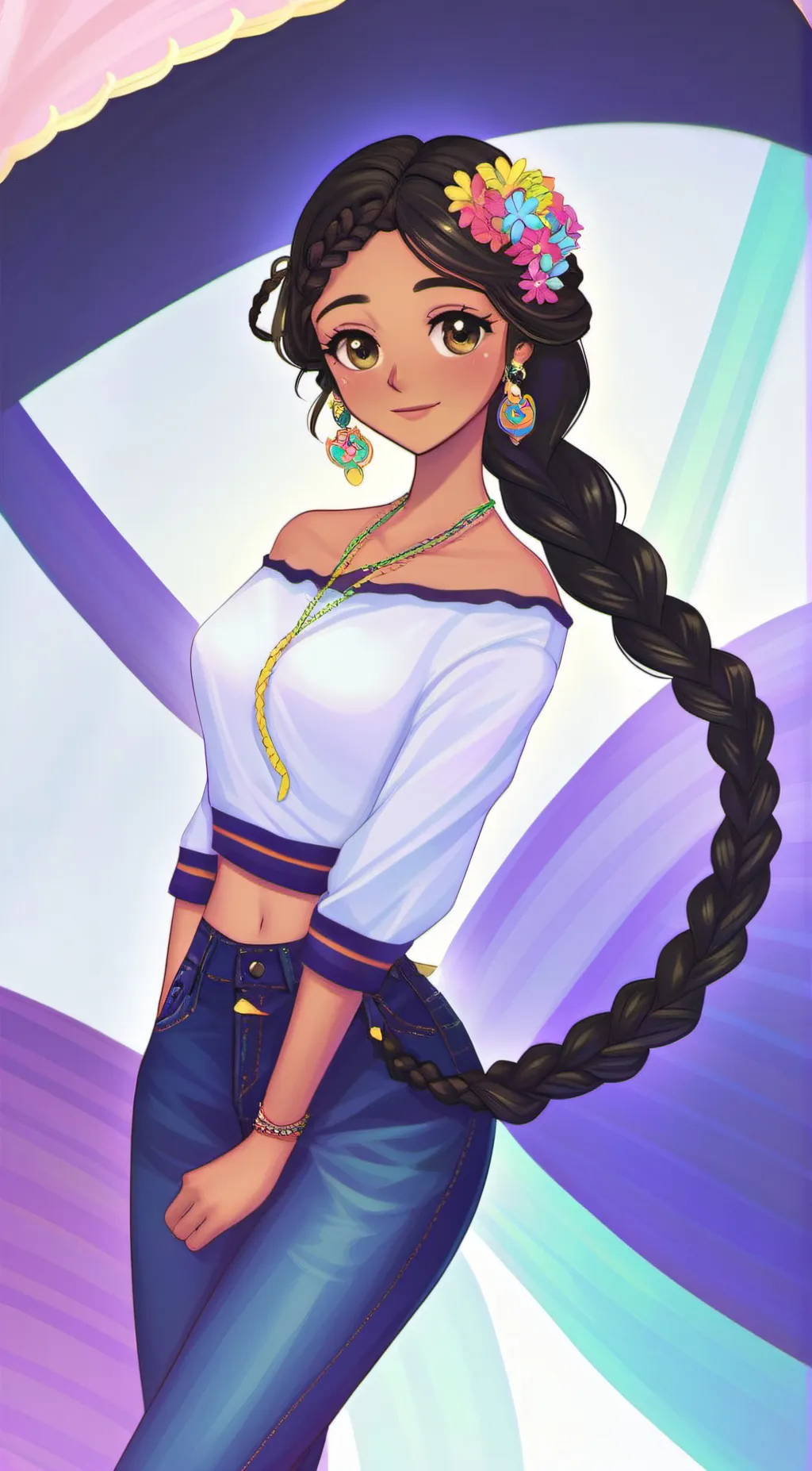 ai character: Lena background