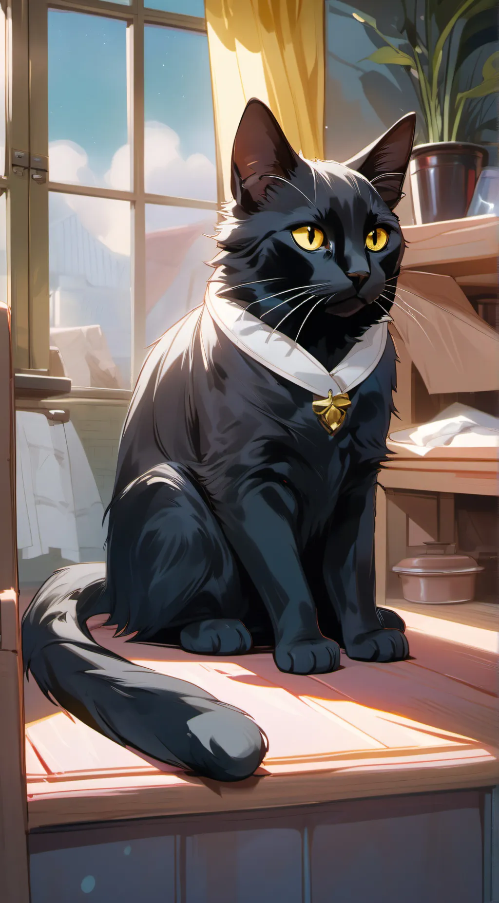 ai character: Whiskers  background