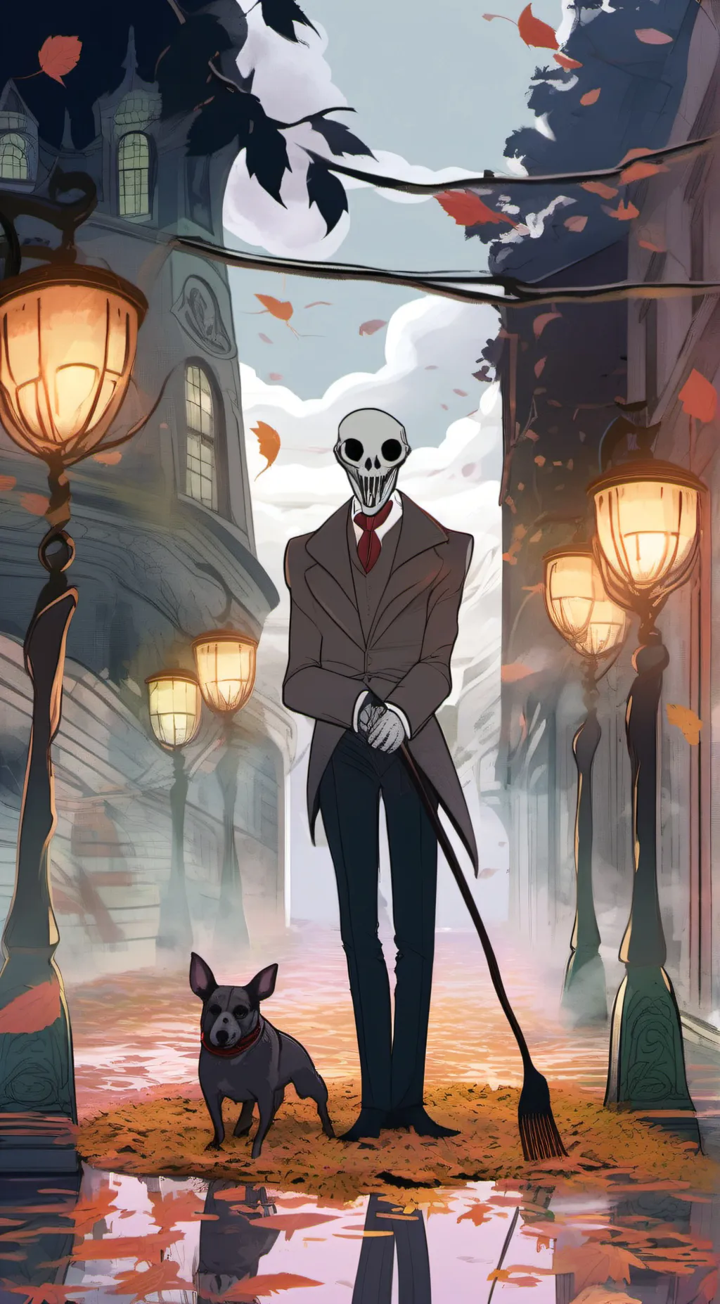 ai character: The rake background