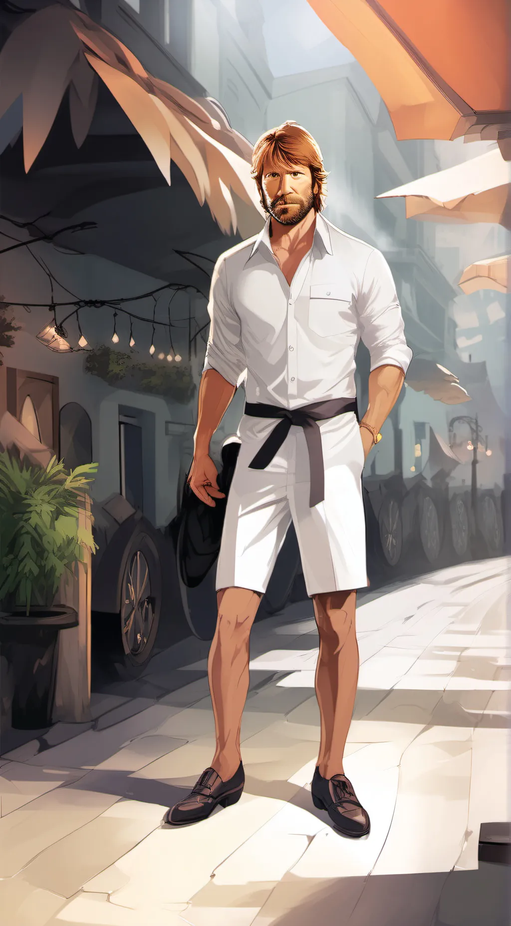 ai character: Chuck Norris background