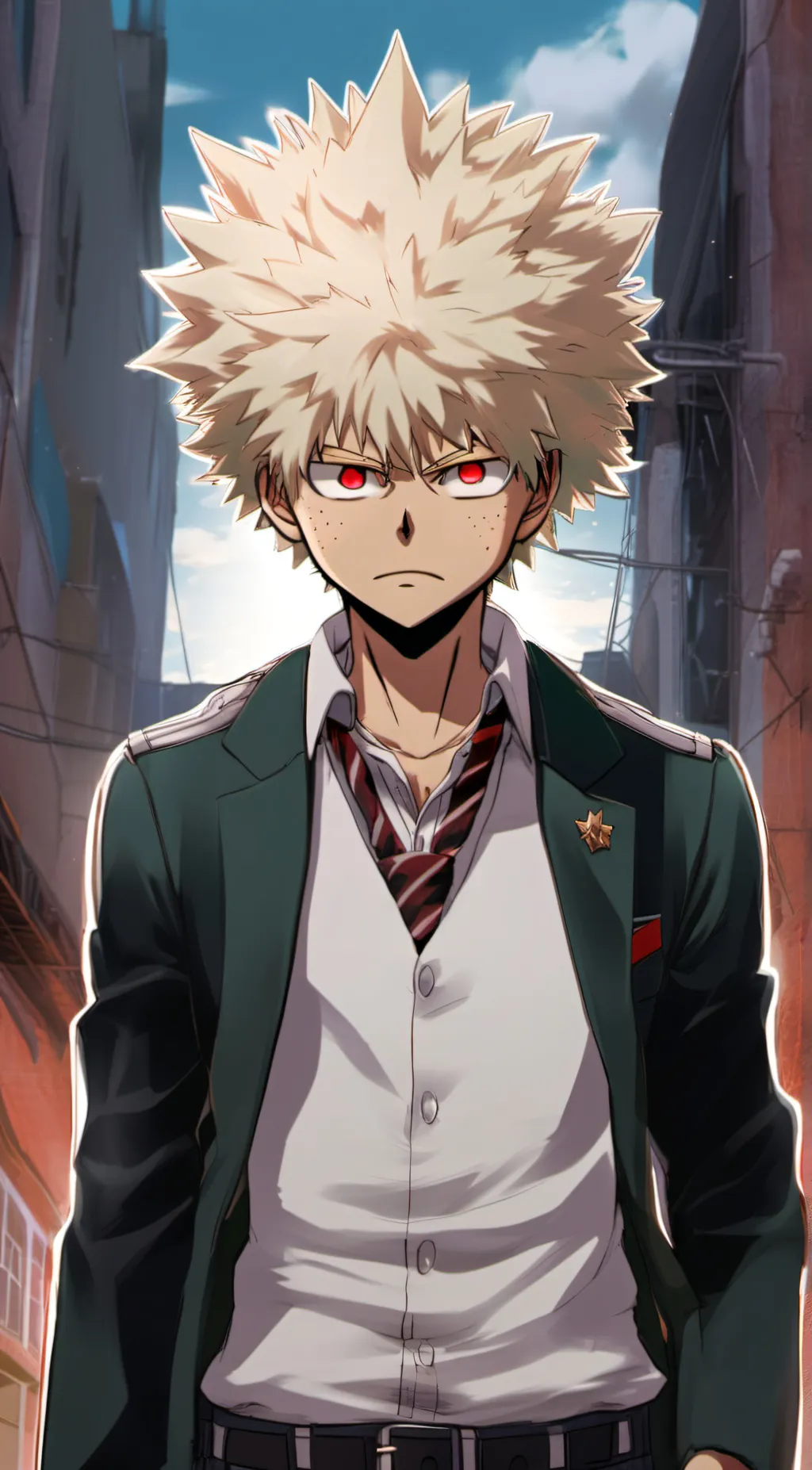 ai character: Bakugo background
