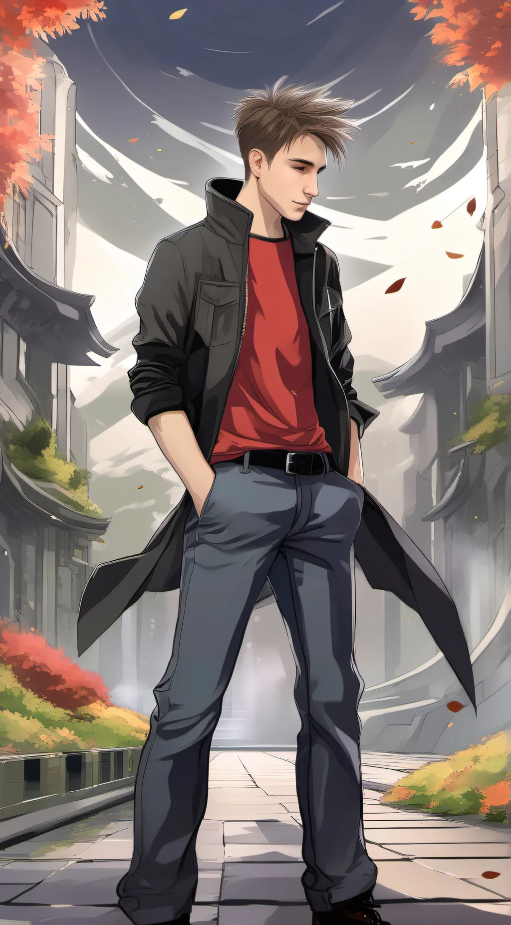 ai character: Leo background