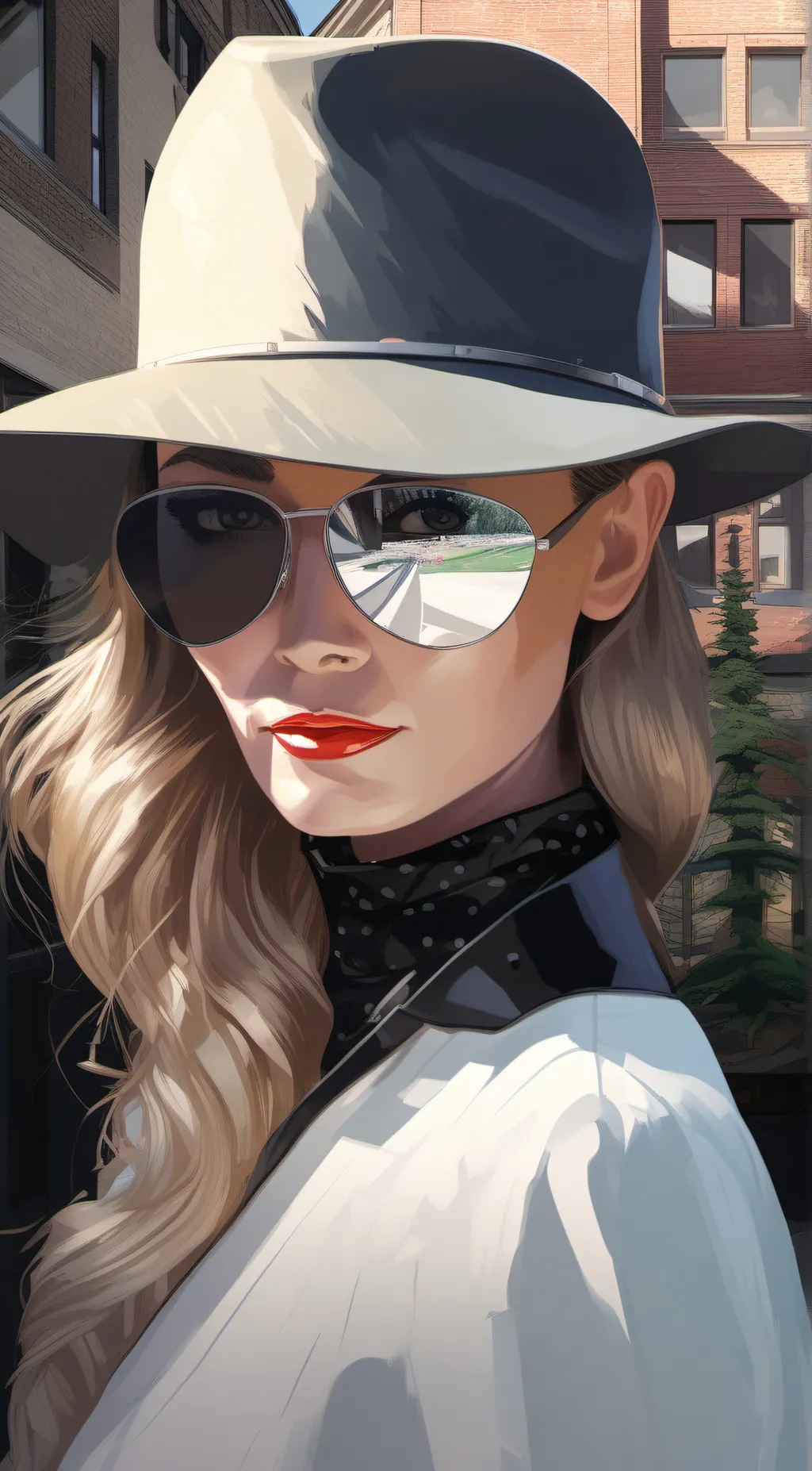 ai character: im christy car background