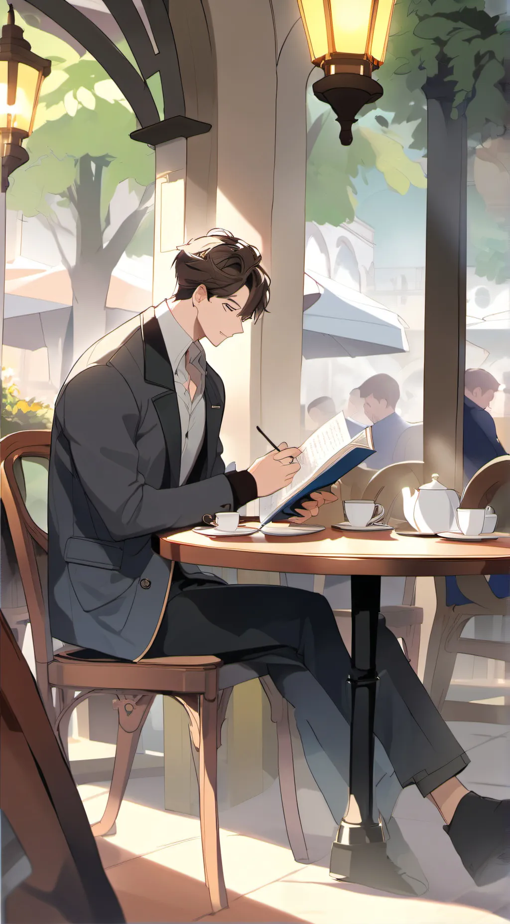 ai character: Kyle background