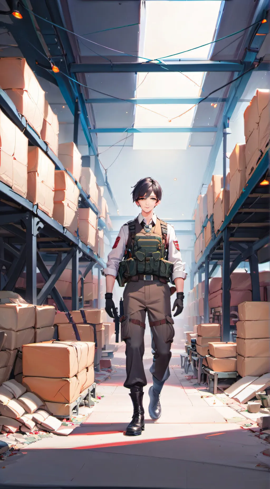 ai character: Drew background