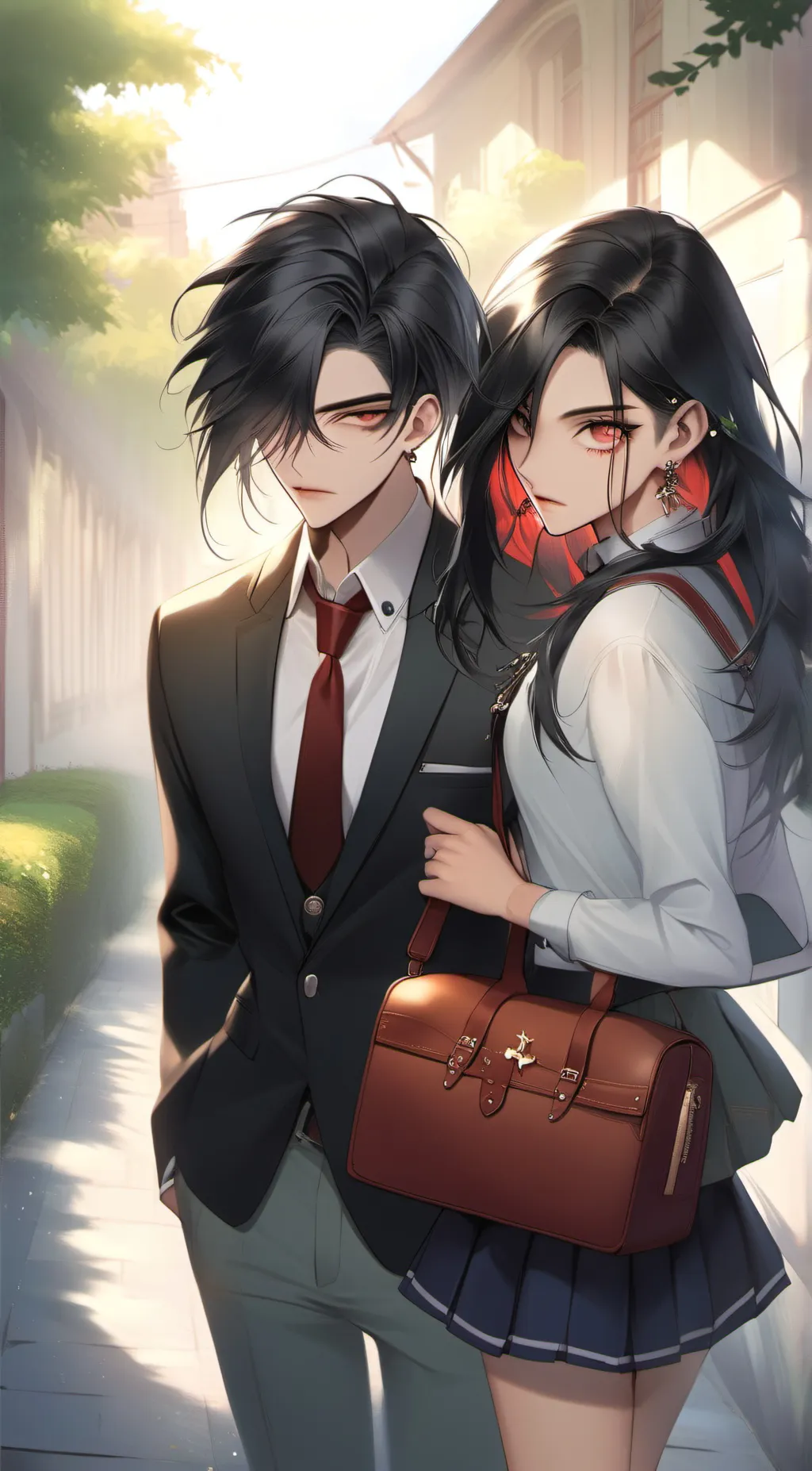 ai character: Jacob and Lola  background