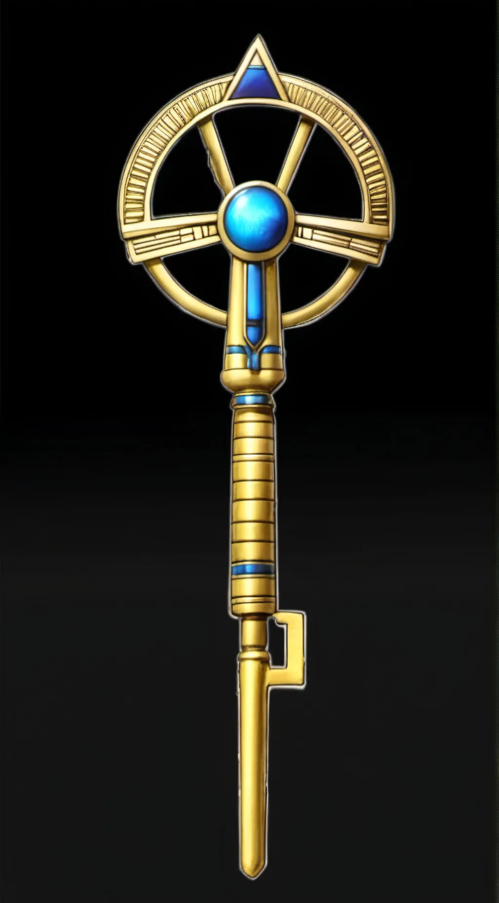 ai character: millennium key background